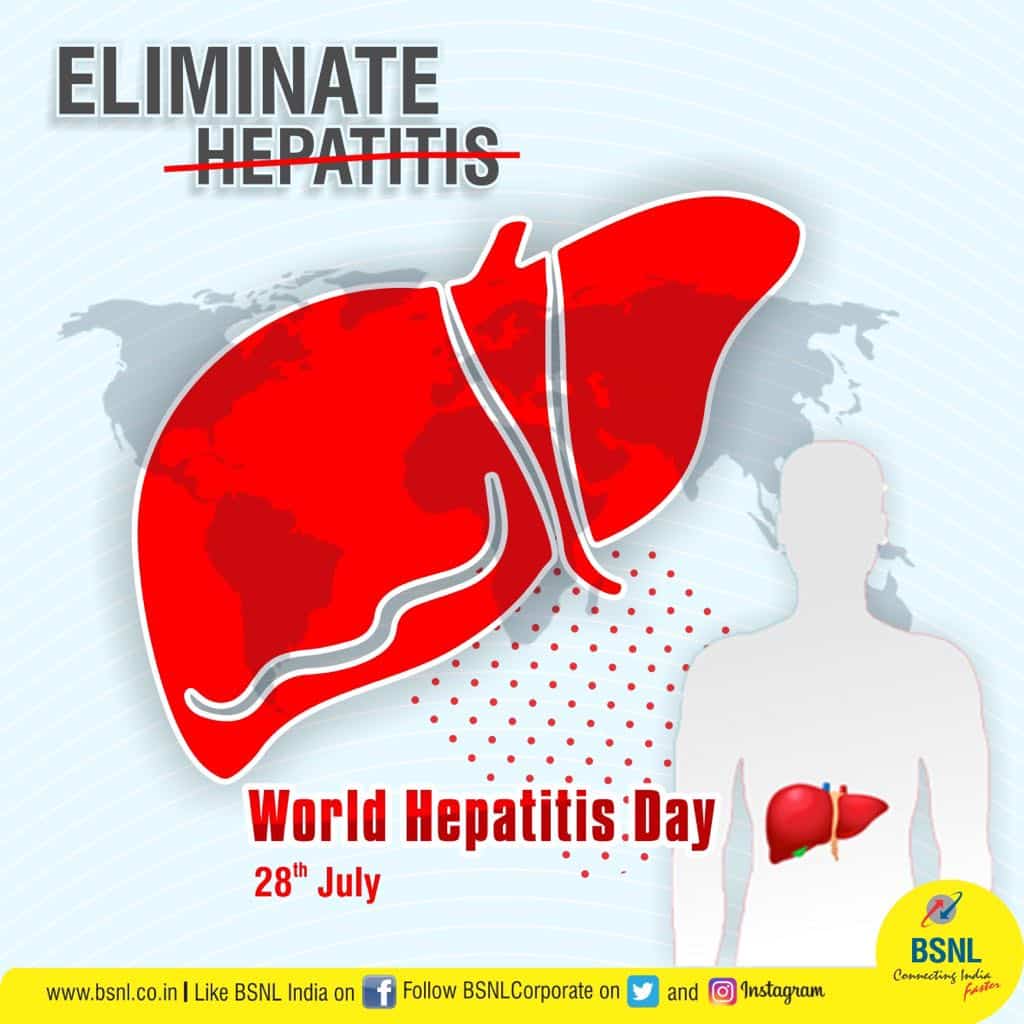 BSNL India on Twitter: " 9 out of 10 people with viral hepatitis remain ...