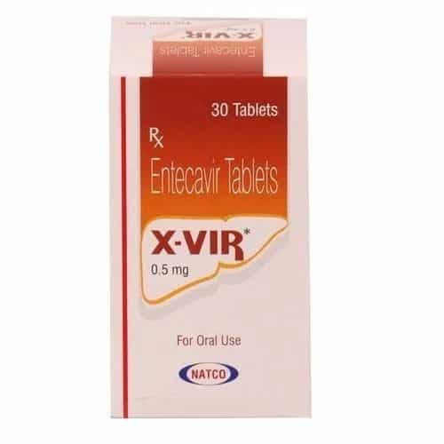 Entecavir (0.5mg) X Vir 0.5mg Tablet, Prescription, Treatment: Chronic ...
