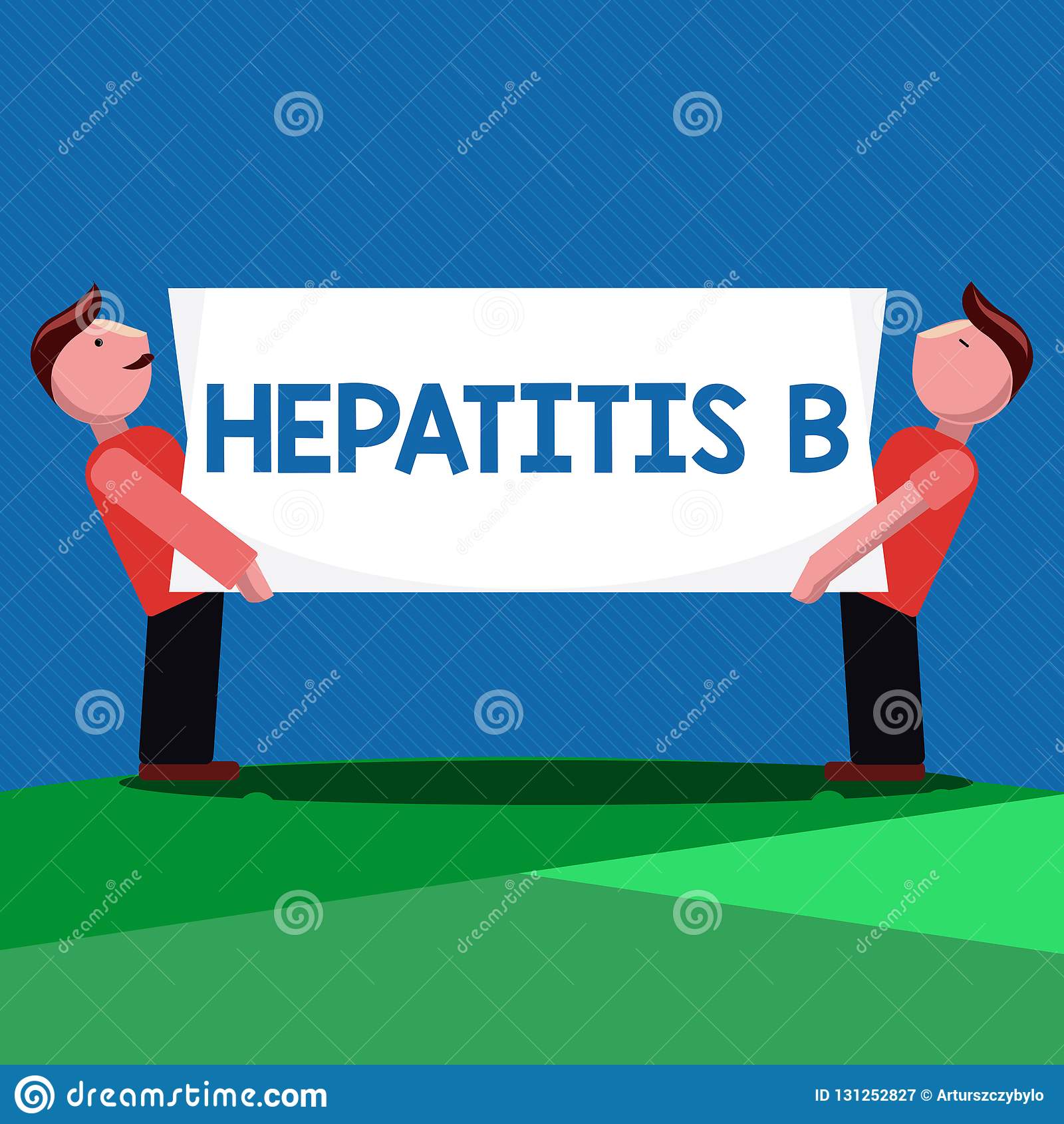 Handwriting Text Hepatitis B. Concept Meaning Severe Form Of Viral ...