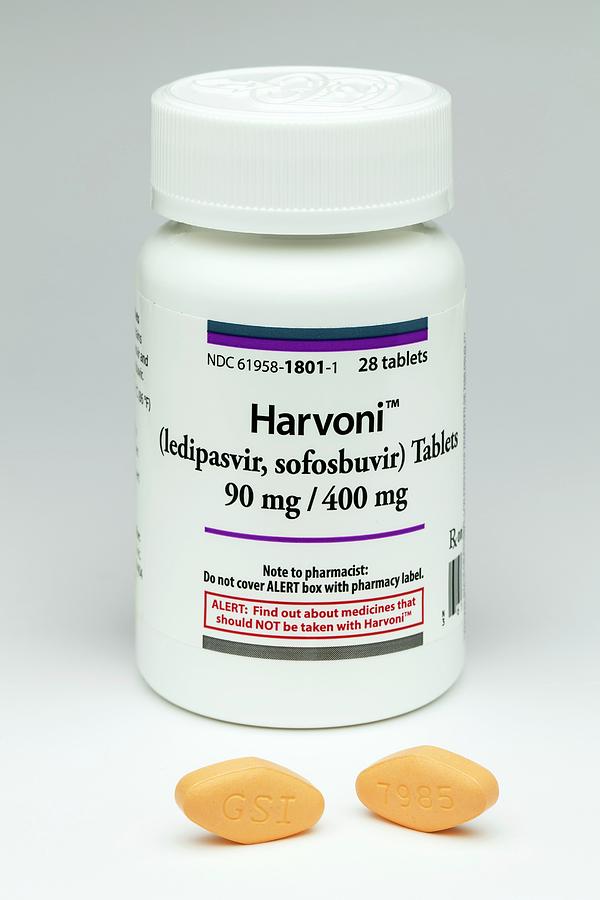 Harvoni Hepatitis C Drug Photograph by George Post