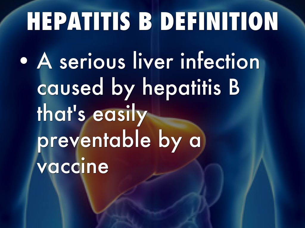 Hepatitis B by David Pfeifer