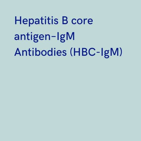 Hepatitis B core antigen IgM Antibodies (HBC
