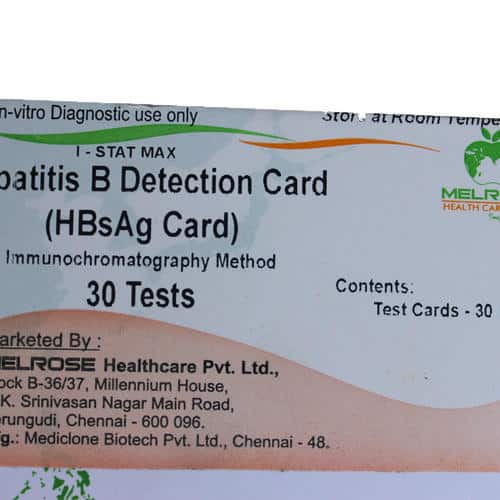 Hepatitis B Detection Test, for Hospital, Vin Pharma Agency
