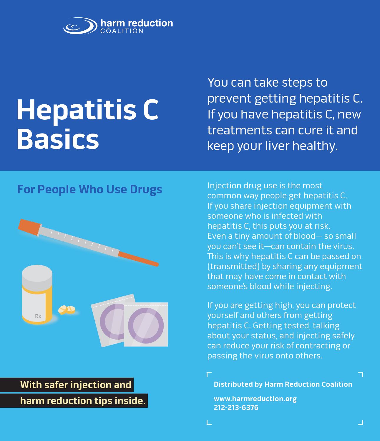 Hepatitis C Basics: For People Who Use Drugs by Harm ...
