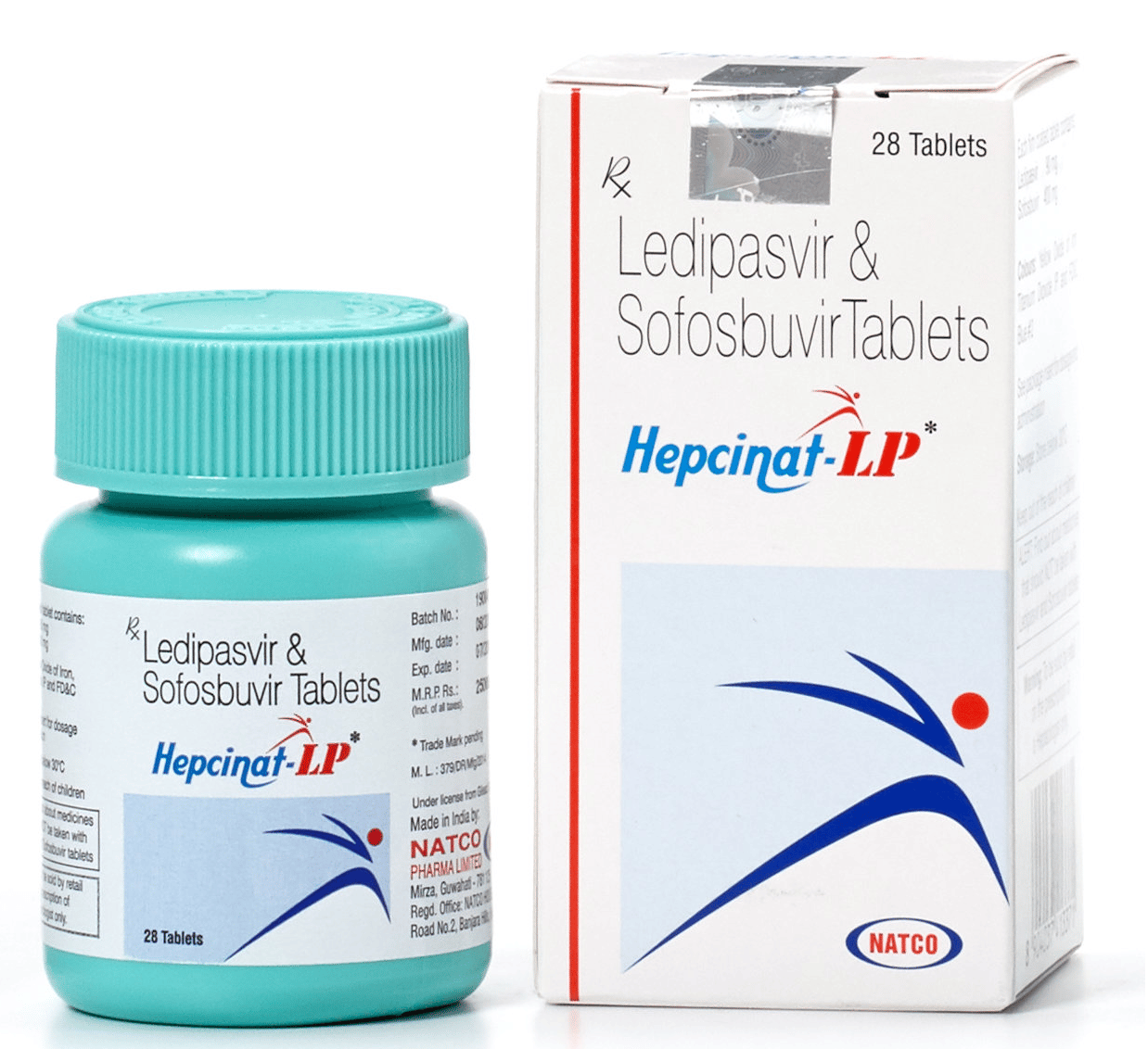 Hepcinat LP, For Hepatitis C, Packaging Size: 1x28 Tablets,