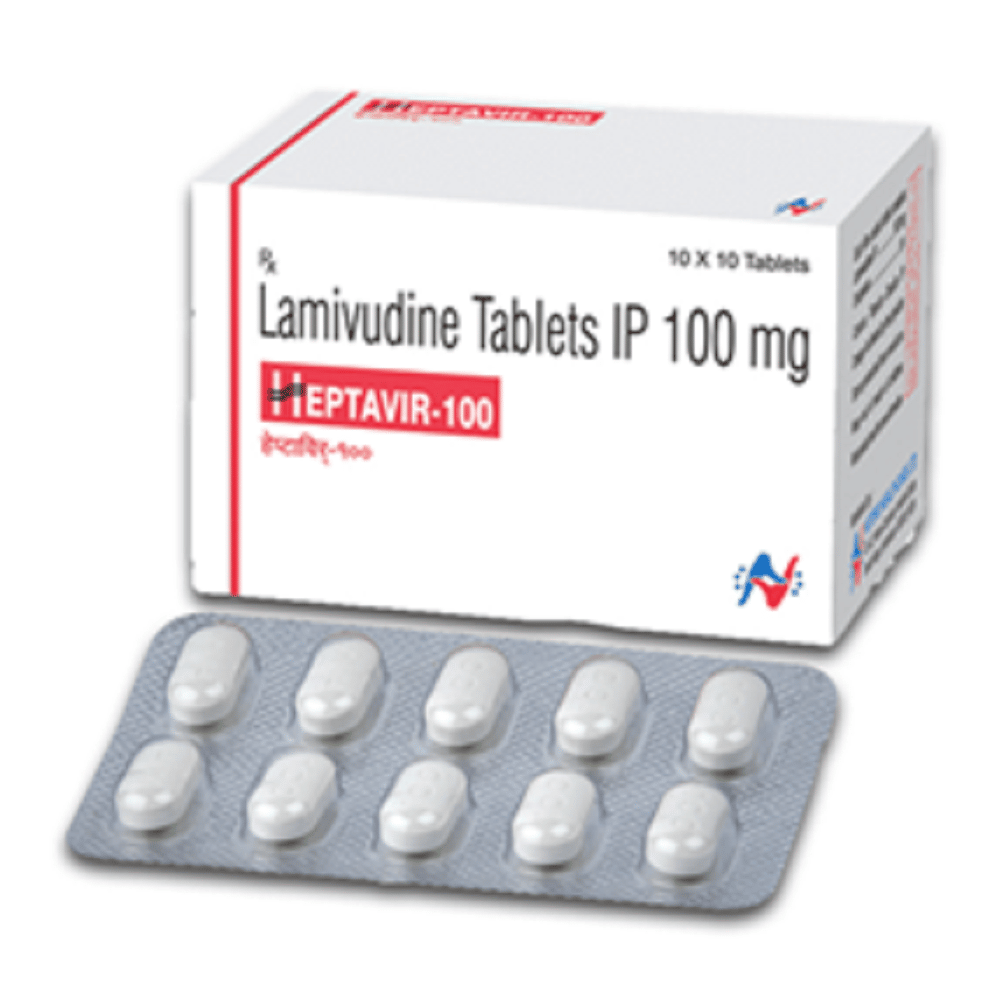 Heptavir 100 mg, 10 Tablet, Prescription at Rs 900/box in Surat