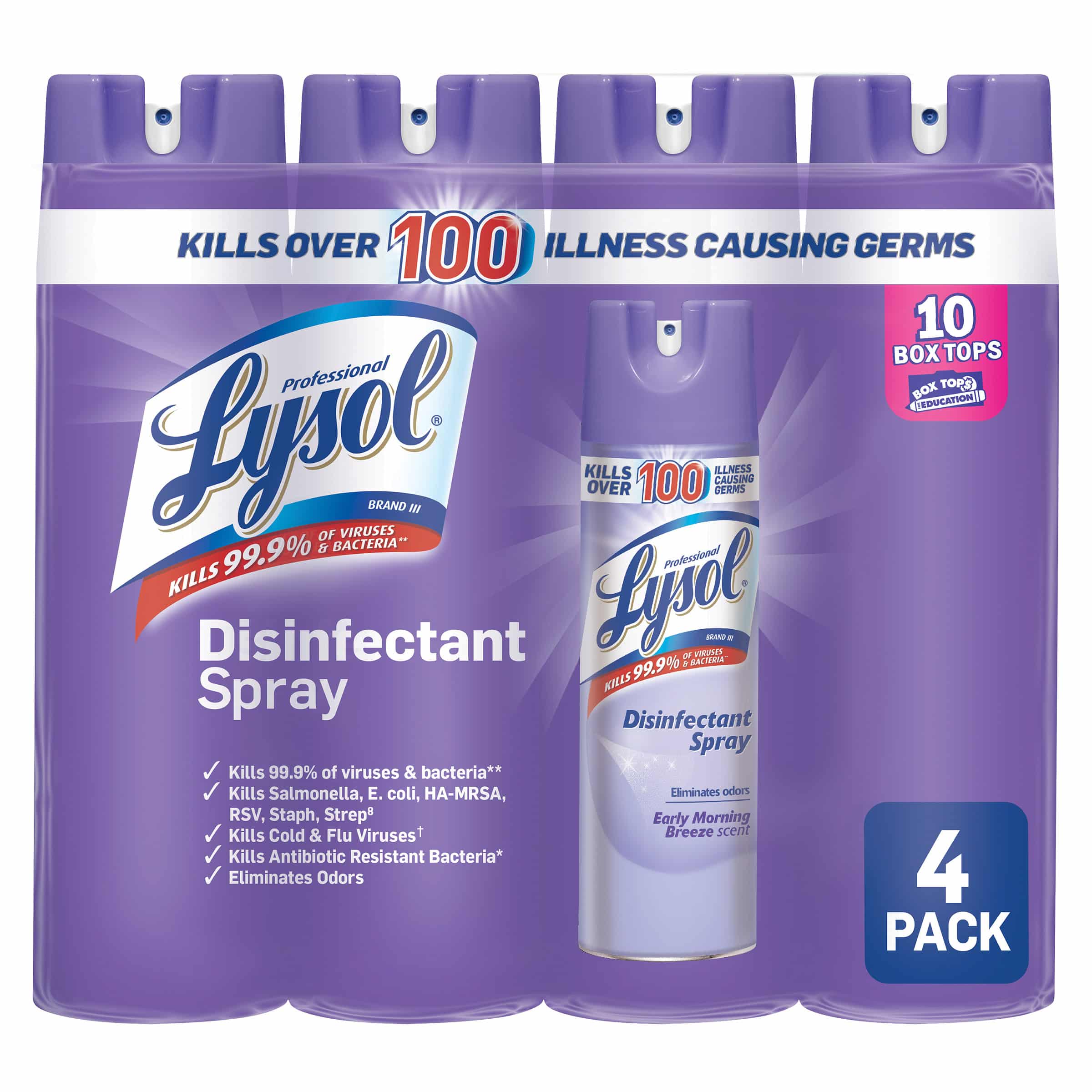 Lysol Disinfectant Spray Early Morning Breeze 19oz 4