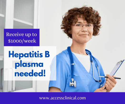 Plasma donation program for patients with Hepatitis B, help research ...