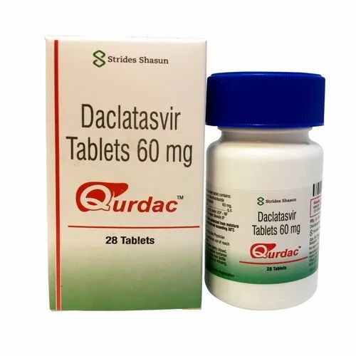 Qurdac ( Daclatasvir 60mg) Tablets, Treatment: Hepatitis C, Strides ...