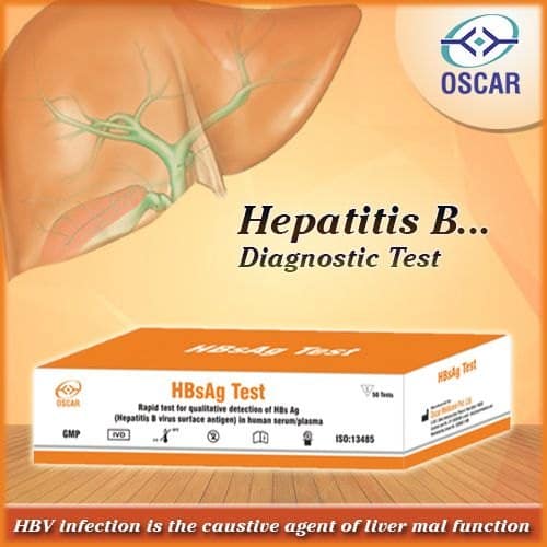 Rapid Oscar Hepatitis B Diagnostic Test Kit for Hospital, Rs 12 /piece ...