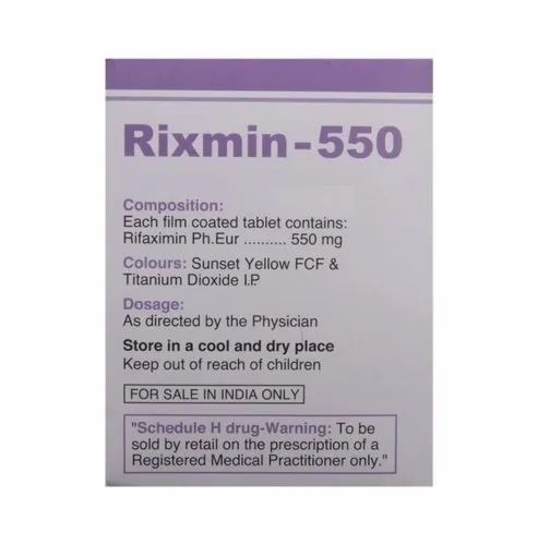 Rifaximin 550mg Tablet, 10, Treatment: Hepatic Encephalopathy, Rs 425 ...