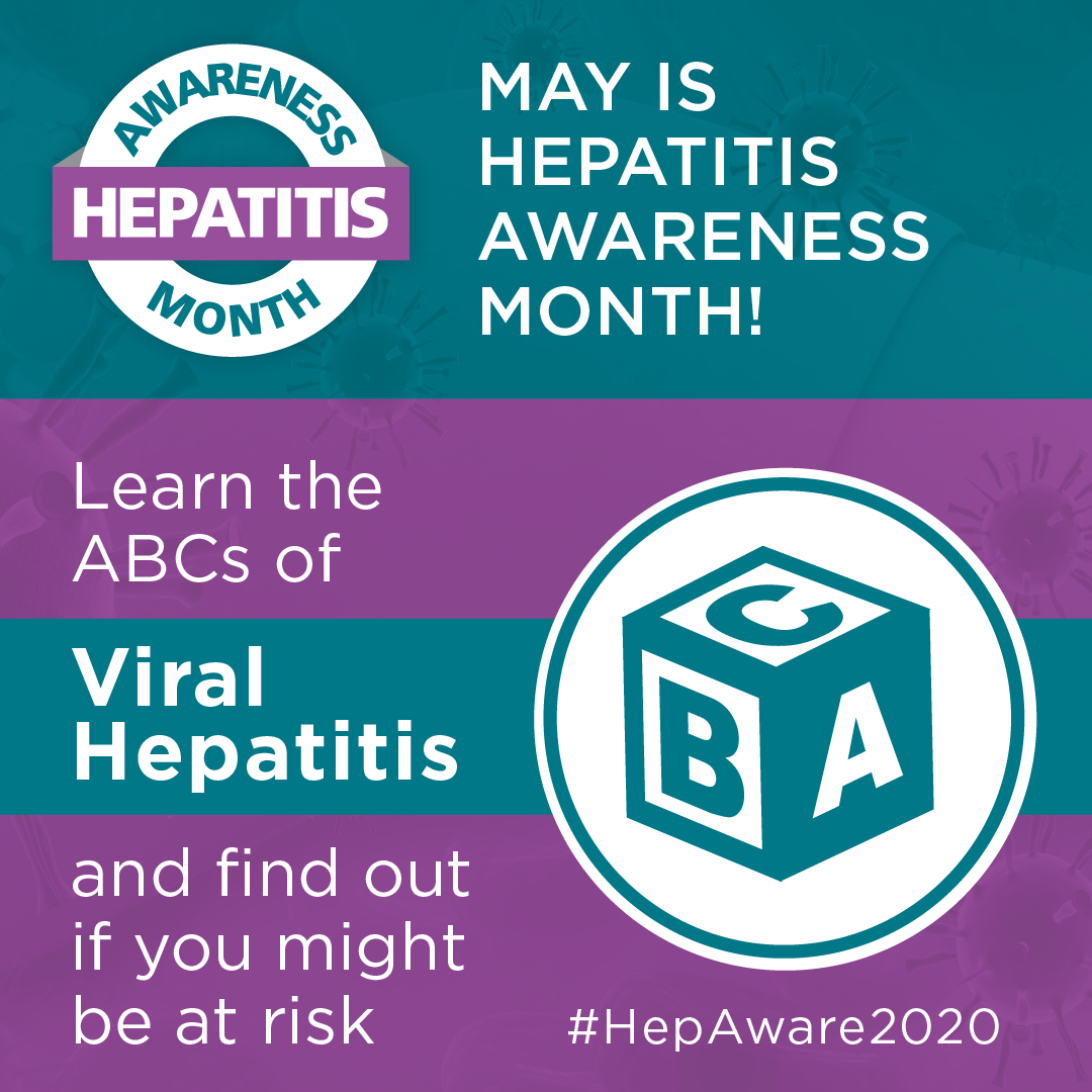 Social Media Graphics for Hepatitis Awareness Month